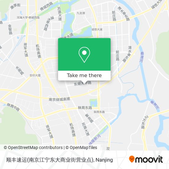顺丰速运(南京江宁东大商业街营业点) map