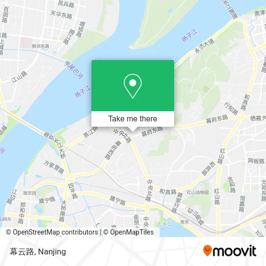 幕云路 map