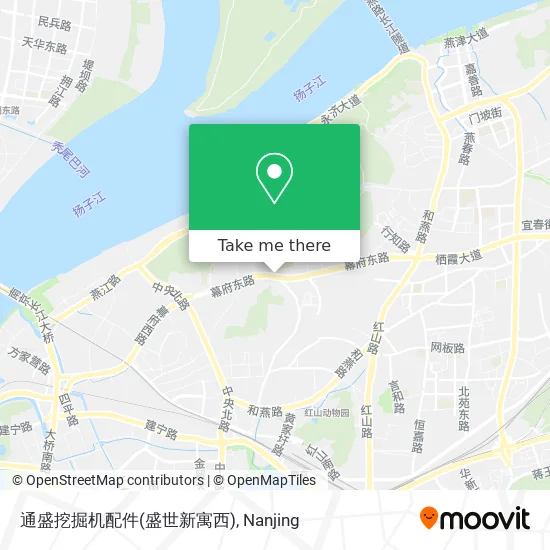 通盛挖掘机配件(盛世新寓西) map