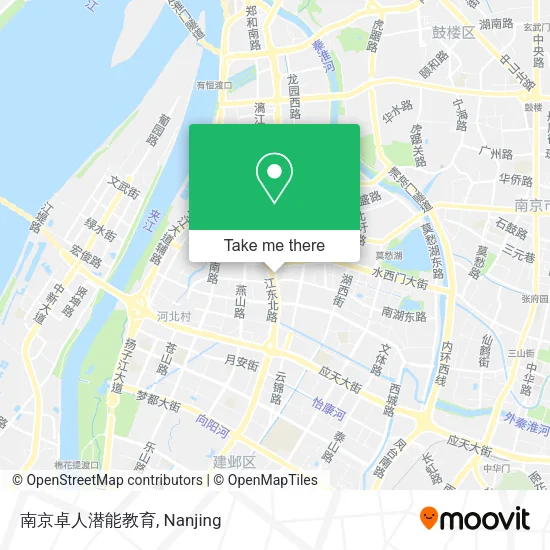 南京卓人潜能教育 map