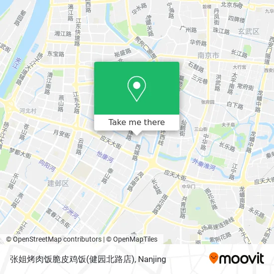 张姐烤肉饭脆皮鸡饭(健园北路店) map