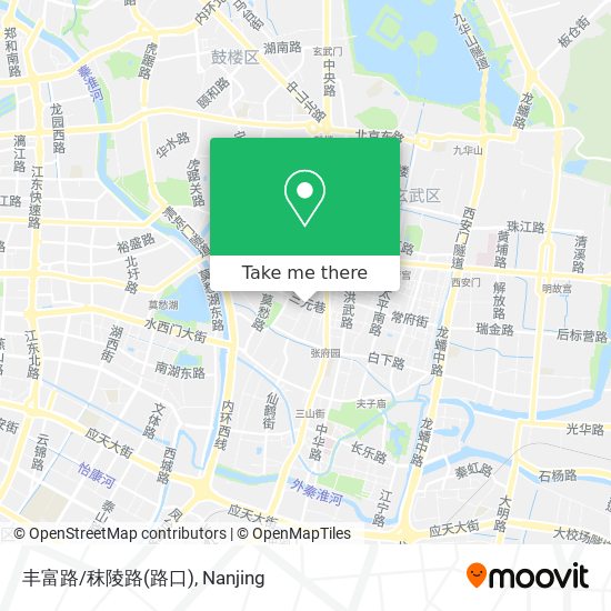 丰富路/秣陵路(路口) map