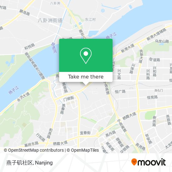 燕子矶社区 map