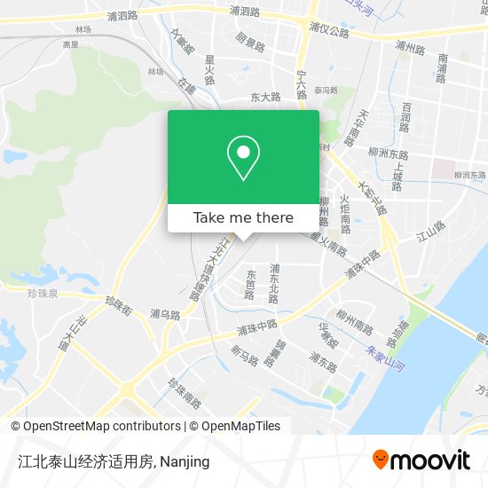 江北泰山经济适用房 map