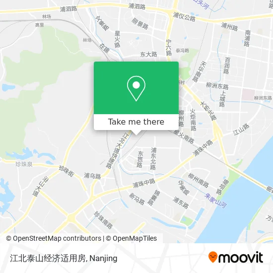 江北泰山经济适用房 map