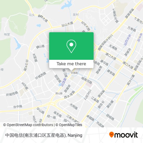 中国电信(南京浦口区五星电器) map