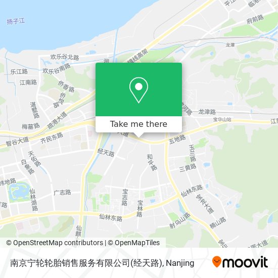 南京宁轮轮胎销售服务有限公司(经天路) map