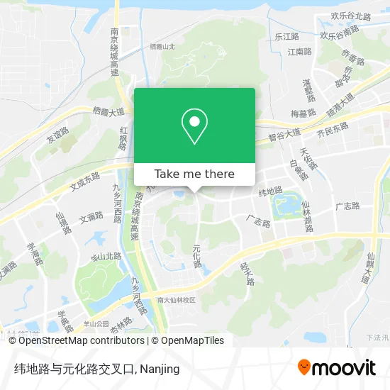 纬地路与元化路交叉口 map