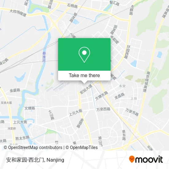 安和家园-西北门 map