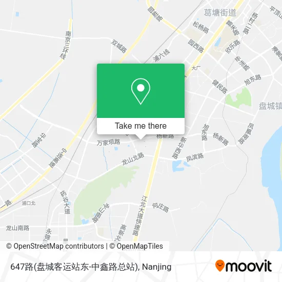 647路(盘城客运站东-中鑫路总站) map