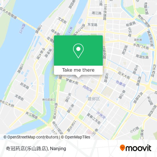 奇冠药店(乐山路店) map