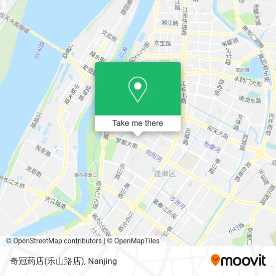 奇冠药店(乐山路店) map