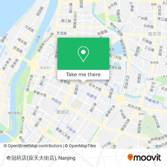 奇冠药店(应天大街店) map