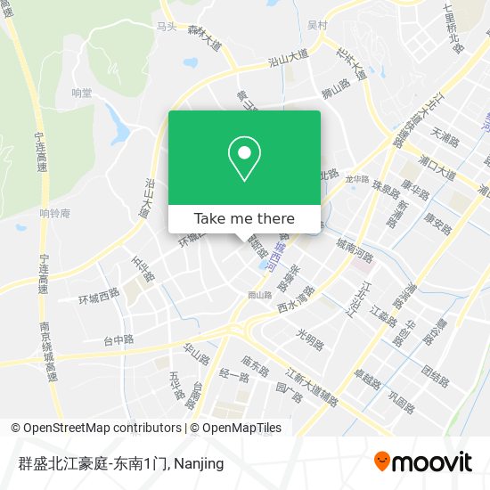 群盛北江豪庭-东南1门 map