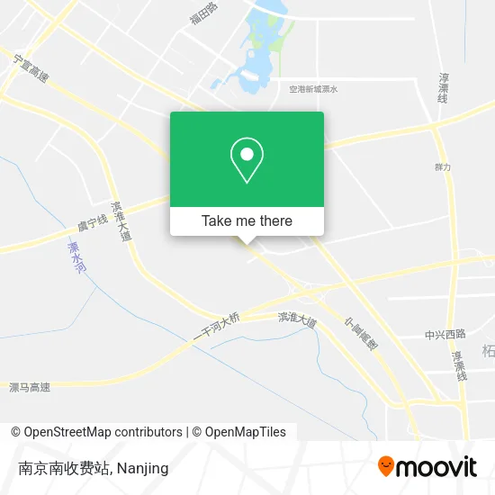 南京南收费站 map