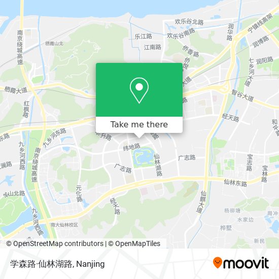 学森路·仙林湖路 map