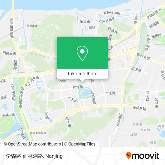 学森路·仙林湖路 map