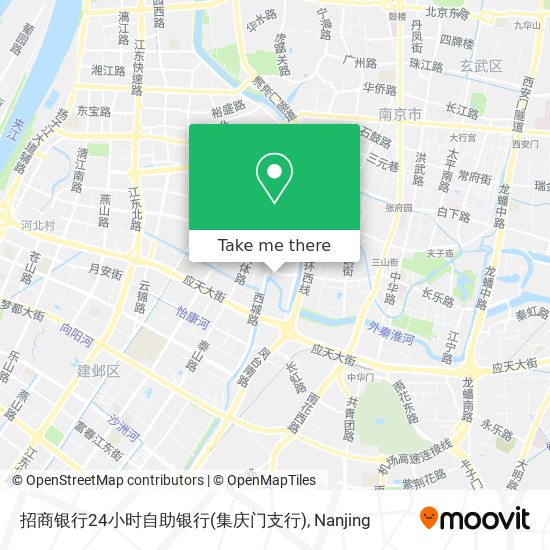 招商银行24小时自助银行(集庆门支行) map