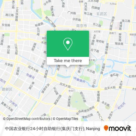 中国农业银行24小时自助银行(集庆门支行) map