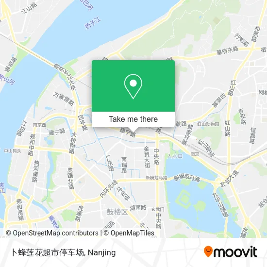 卜蜂莲花超市停车场 map