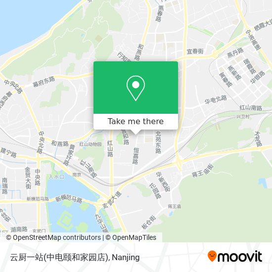 云厨一站(中电颐和家园店) map