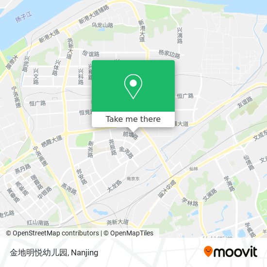 金地明悦幼儿园 map