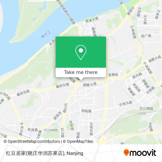 红豆居家(晓庄华润苏果店) map