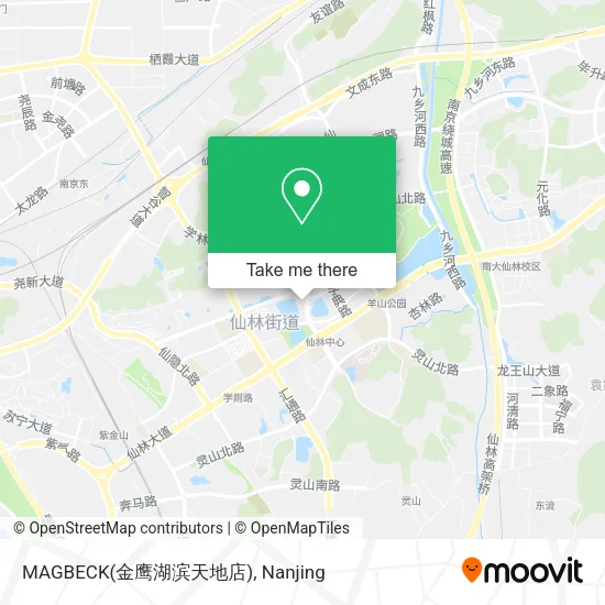 MAGBECK(金鹰湖滨天地店) map