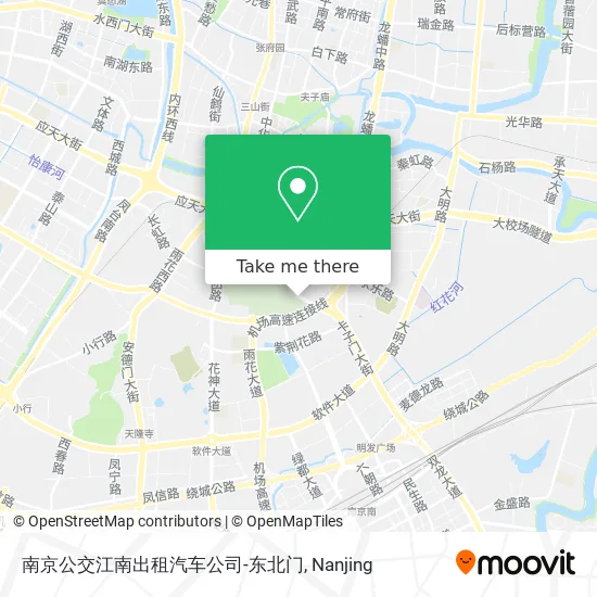 南京公交江南出租汽车公司-东北门 map