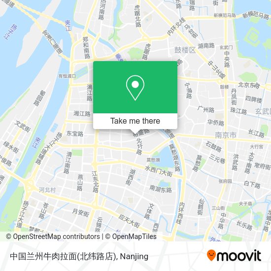 中国兰州牛肉拉面(北纬路店) map
