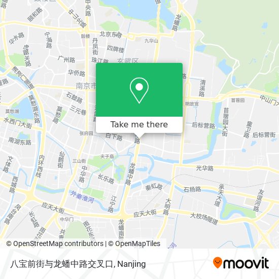 八宝前街与龙蟠中路交叉口 map