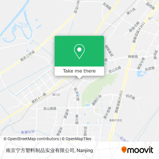 南京宁方塑料制品实业有限公司 map