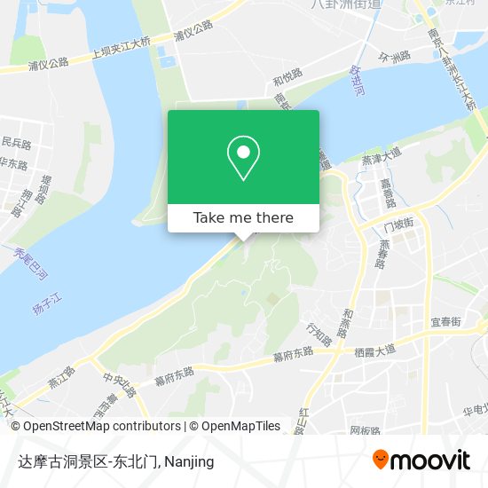 达摩古洞景区-东北门 map