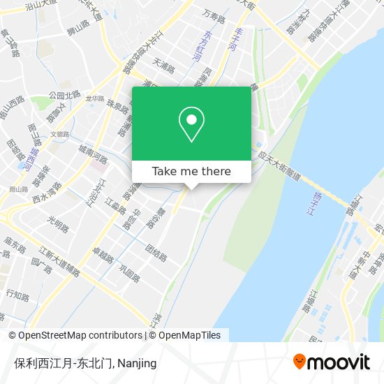 保利西江月-东北门 map
