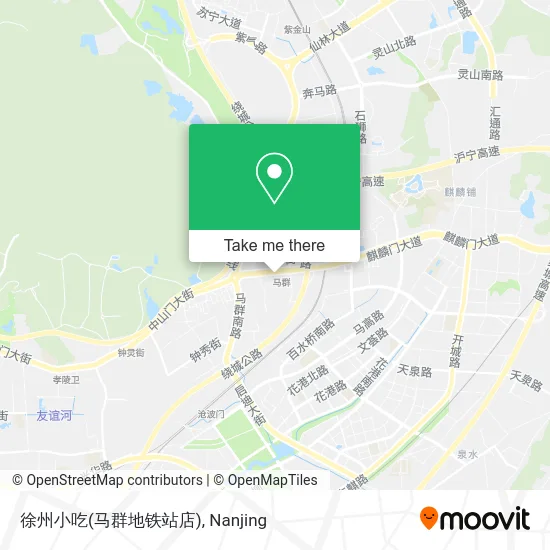 徐州小吃(马群地铁站店) map
