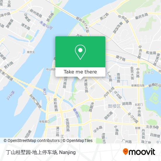 丁山桂墅园-地上停车场 map