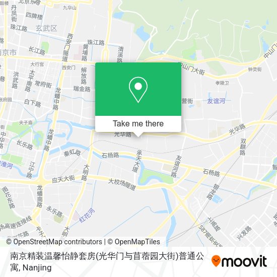 南京精装温馨怡静套房(光华门与苜蓿园大街)普通公寓 map