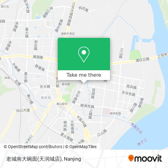 老城南大碗面(天润城店) map