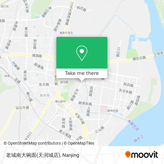老城南大碗面(天润城店) map