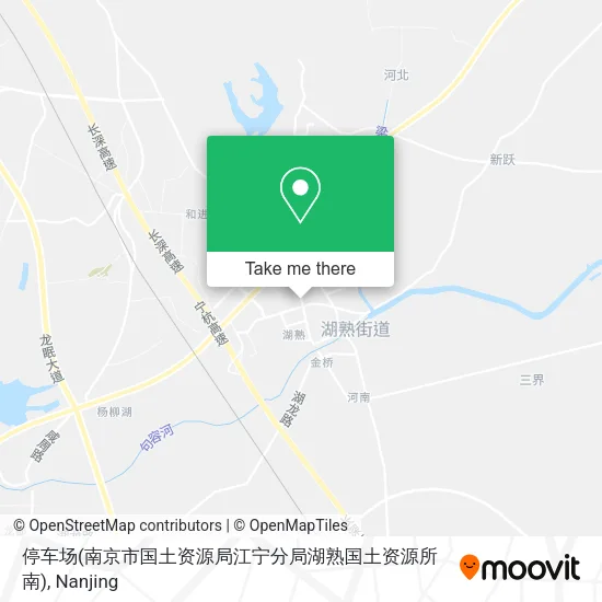 停车场(南京市国土资源局江宁分局湖熟国土资源所南) map