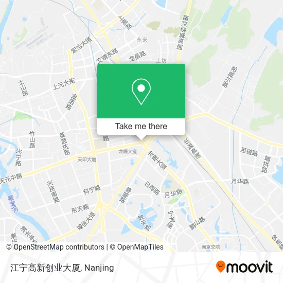 江宁高新创业大厦 map