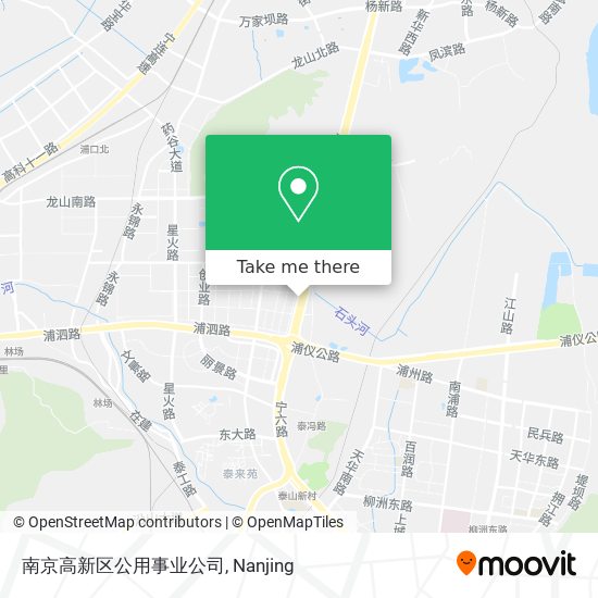南京高新区公用事业公司 map