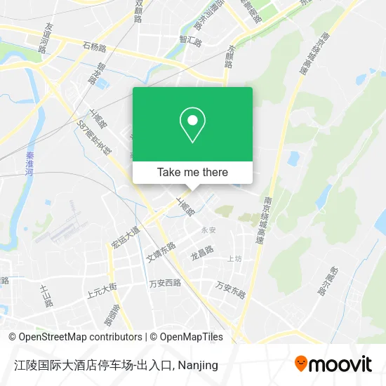 江陵国际大酒店停车场-出入口 map