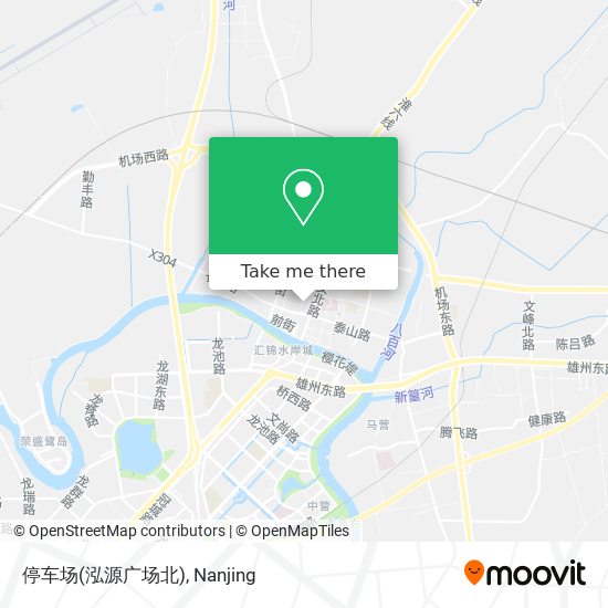 停车场(泓源广场北) map