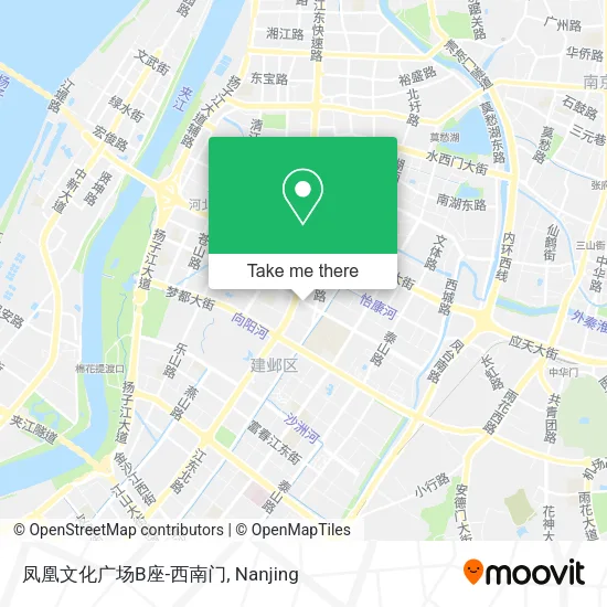 凤凰文化广场B座-西南门 map