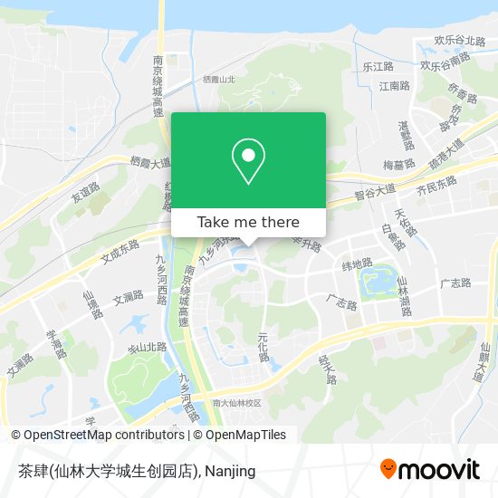 茶肆(仙林大学城生创园店) map