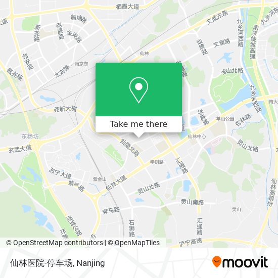仙林医院-停车场 map