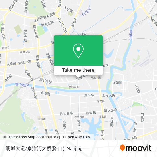 明城大道/秦淮河大桥(路口) map