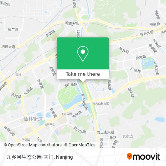 九乡河生态公园-南门 map