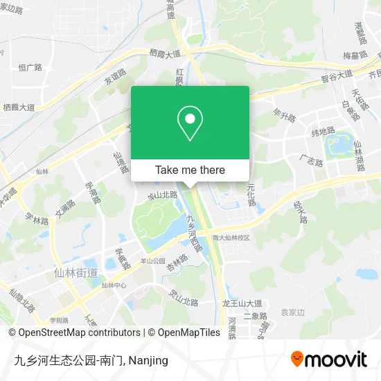 九乡河生态公园-南门 map
